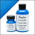 Produktbild: Angelus 29,5ml (218,64€/1L) Acryl Lederfarbe Pearlescent Pazifik Blau (452)