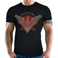 Produktbild: GASOLINE BANDIT® T-Shirt für Biker, Racer: Born to be Free schwarz XL