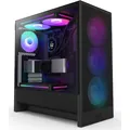 Produktbild: NZXT H5 Flow RGB 2024 Midi Tower ATX Gehäuse schwarz mit Sichtfenster