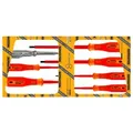 Produktbild: Tools for Electronics 14-650-VDE vde Schraubendreher-Set 7teilig Schlitz, Kreuzschlitz Poz - Bernstein