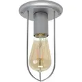 Produktbild: Deckenlampe E27 Grau Metall Industrie Design Deckenleuchte - Grau