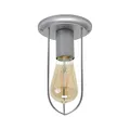 Produktbild: Licht-Erlebnisse STEPP Graue Deckenlampe Industrial Drahtschirm Vintage Design Deckenleuchte E27 Wohnzimmer