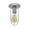 Produktbild: Deckenleuchte Deckenlampe Metall Ø 13 cm klein E27 Vintage Grau Flur Küche