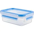 Produktbild: CLIP & CLOSE Frischhaltedose transparent/blau, 0,55 Liter, Klassikformat
