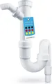 Produktbild: Bächlein flexibler Röhrensiphon Siphon Küchenspüle Geruchsverschluss G300432 NEU