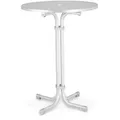 Produktbild: Best Freizeitmöbel Stehtisch Multiflex Rund Weiß 80 cm