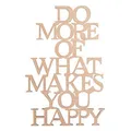 Produktbild: Rayher Holzschriftzug natur DO MORE OF WHAT MAKES YOU HAPPY, 1 St.