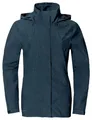 Produktbild: VAUDE Regenjacke - Rosemoor Jacket II, Regenjacke Damen wasserdicht und atmungsaktiv, funktionale 2-Lagen Outdoorjacke, Übergangsjacke oder Fahrradjacke - dark sea, 34