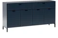 Produktbild: Sideboard in Indigo blau mit Rillenoptik 165 cm LAURO-161