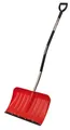 Produktbild: Freund Victoria Schneeschaufel Aluline Ergonomic (Schneeschieber ergonomisch rot mit Flüsterkante, Blattbreite 54 cm, Schaufel mit Aluminiumstiel 125 cm, hoher Seitenrand) 97377, 2030568, Silber