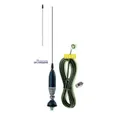 Produktbild: Albrecht Super 9 Blue Line CB-Mobilantenne, CB & 10m,155 cm, 35W mit 4m Kabel 