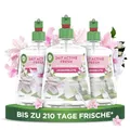 Produktbild: Air Wick Active Fresh – Aeorosolfreier, automatischer Lufterfrischer – Raumduft Jasminblüte – 3 x 228 ml Nachfüller