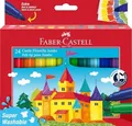 Produktbild: FABER-CASTELL Filzstift Jumbo Sup. Washable 24er (154324)