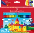 Produktbild: Faber-Castell Filzstifte Set Jumbo Fasermaler 154324 Malset Kinder 24er Pack