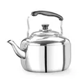 Produktbild: Hendi Wasserkessel Wasserkocher Gastro Retro Design 6 Liter aus Edelstahl Silber