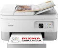 Produktbild: PIXMA TS7451i 3-in-1 WLAN-Drucker fürs Homeoffice, Kopierer und Scanner – PIXMA Print Plan kompatibel – Drucken von Randlosfotos – kabelloses Drucken/Scannen via Cloud und Smartphone (Weiß)