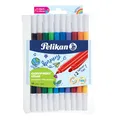 Produktbild: Pelikan, 10 Fasermaler Colorella Duo (1, 10 Farben Etui)