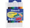 Produktbild: Pelikan Marker Colorella Duo Fasermaler Etui mit 10 Farben
