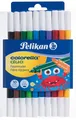 Produktbild: Pelikan Fasermaler Colorella Duo rund 10er Etui