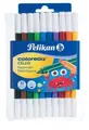 Produktbild: Pelikan Filzstifte Colorella® Duo 10 Farben Filzer Doppelmaler Dick & Dünn