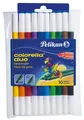 Produktbild: Pelikan Fasermaler Colorella Duo, rund, 10er Etui