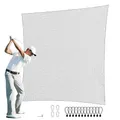 Produktbild: VEVOR Golfnetz, 310 x 310 cm Golf-Übungsnetz, Indoor-Schlagnetz für Golf, Baseball, Hockey, Fußball, Strapazierfähiges DIY-Ballnetz aus Nylon, für Fahrtrainingsschwung im Hinterhof (nur Netz)