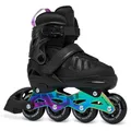 Produktbild: RAVEN Inline Skates Inliner für Kinder und Erwachsene OPTIONAL 2in1 mit Schlittschuhen verstellbar (Oxen Neo Chrome ohne Kufen, 34-37 (21cm-23,5cm))
