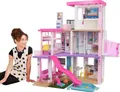 Produktbild: Barbie Dreamvilla Dream House (114 cm) 3-stöckiges Puppenhaus mit Pool  (GRG93)