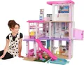 Produktbild: Barbie Dreamvilla Dream House (114 cm) 3-stöckiges Puppenhaus mit Pool NEU