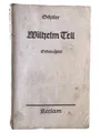 Produktbild: Wilhelm Tell Friedrich Schiller Reclam Taschenbuch Historischer Roman Deutsch