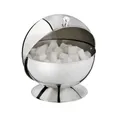 Produktbild: APS Zuckerkugel mit Rolldeckel, hochglanzpoliert 00033 , 1 Kugel, Farbe: metallic-silber