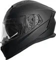 Produktbild: Integralhelm 69 Helm Rollerhelm Motorradhelm Sturzhelm matt schwarz Größe S Sonnenvisier