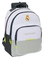 Produktbild: safta Real Madrid Equiicion 25/26 Schulrucksack für Kinder, ideal für Kinder verschiedener Altersgruppen, bequem und vielseitig, Qualität und Widerstandsfähigkeit, 32 x 15 x 42 cm, weiß, M, Casual