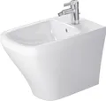 Produktbild: Duravit Stand-Bidet BACK-TO-WALL DURASTYLE mit Überlauf, Hahnlochbank, 370 x 570 mm, 1 Hahnloch weiß