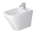 Produktbild: Duravit Stand-Bidet DuraStyle back to wall 57cm mit Überlauf, mit Hahnlochbank,