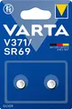 Produktbild: VARTA Batterien Knopfzellen V371/SR69, 2 Stück, Silver Coin, 1,55V, kindersichere Verpackung, für elektronische Kleingeräte - Uhren, Autoschlüssel, Fernbedienungen, Waagen, Made in Germany