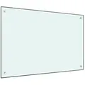 Produktbild: vidaXL Küchenrückwand Weiß 90x60 cm Hartglas