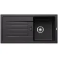 Produktbild: Blanco Spüle Favum 45 S, Schwarz, Stein, 86x18x43.5 cm, Küchen, Küchenausstattung, Küchenspülen