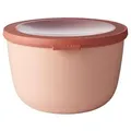 Produktbild: Mepal - Cirqula Multischüssel rund Nordic blush  2000 ml  Verwendbar als Vorratdose, Kühlschrankdose, Gefrierdose, Mikrowellegeschirr & Serviers