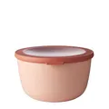 Produktbild: Mepal RST62140BLH Multischüssel Cirqula rund, mit abnehmbarem Deckel, bruchfestes Material - auslaufsicher, tiefkühlgeeignet - spülmaschinengeeignet, Nordic Blush, 2000 ml