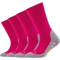 Produktbild: Camano Funktionssocken function (4-Paar) mit verstärkten Belastungszonen an Ferse und Spitze rosa 27-30