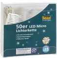 Produktbild: Idena 50er Micro LED Lichterkette silber 5,2 m