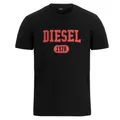 Produktbild: Diesel – Schwarzes T-Shirt mit Varsity-Logo „1976“