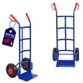 Produktbild: PROREGAL Sackkarre ODIN | HxBxT 115x54x44cm | Tragkraft 200kg | Luftbereifung | Blau
