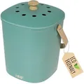 Produktbild: HMF Nachhaltiger Biomülleimer Küche, Geruchsdichter Komposteimer mit Deckel, 3 Liter, Grün