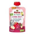 Produktbild: Pouchy - Zebra Beet Apfel & Banane mit Rote Bete 100g | HOLLE BABYFOOD