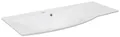 Produktbild: Fackelmann LUGANO Waschbecken 115 cm Breit Waschtisch Ablage rechts Gussbecken