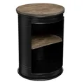 Produktbild: Atmosphera - Couchtisch Diego - schwarz - Metall & Holz D33-5 cm - Schwarz