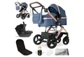 Produktbild: bergsteiger Kombi-Kinderwagen Nizza 3 in 1 Kinderwagen, Auto-Babyschale & Isofix Station optional