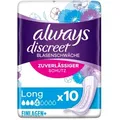 Produktbild: Always Discreet Inkontinenz-Einlagen Plus Long 10 St